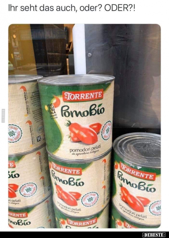 Ihr seht das auch, oder? ODER?!