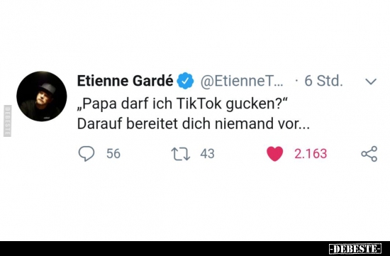 "Papa darf ich TikTok gucken?"..