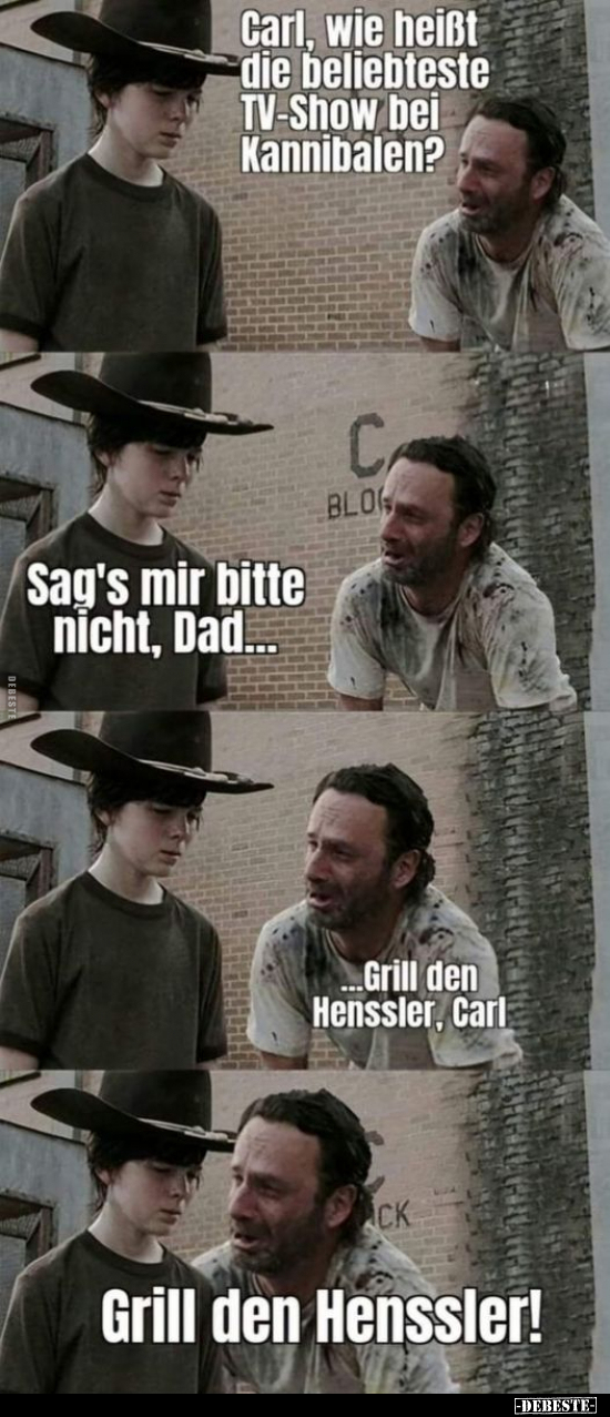 Carl, wie heißt die beliebteste TV-Show bei Kannibalen?.. - Lustige Bilder | DEBESTE.de