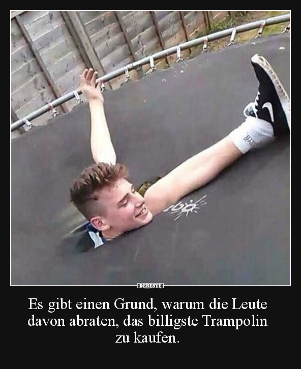 Es gibt einen Grund, warum die Leute davon abraten, das.. - Lustige Bilder | DEBESTE.de