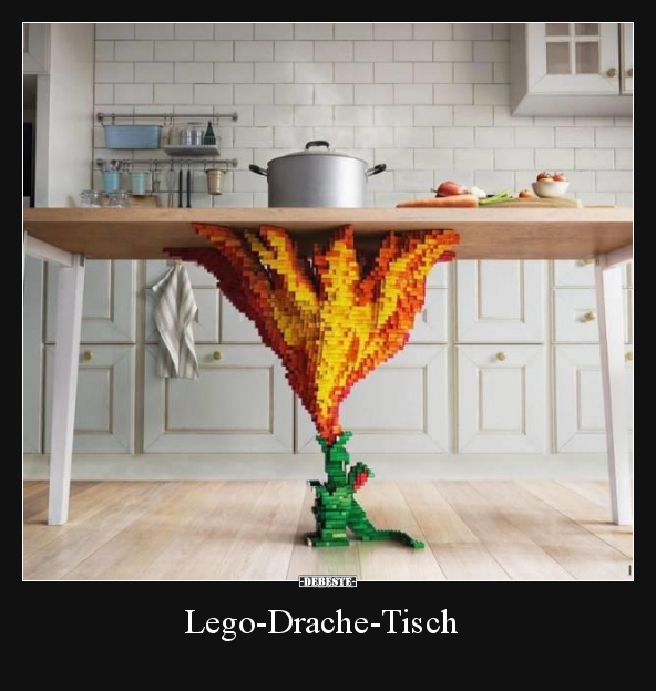 Lego-Drache-Tisch.. - Lustige Bilder | DEBESTE.de