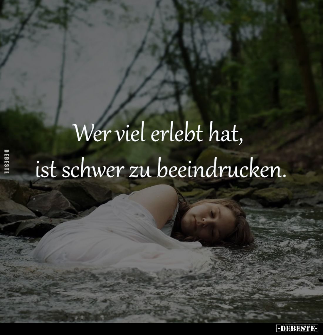 Wer viel erlebt hat, ist schwer zu beeindrucken.