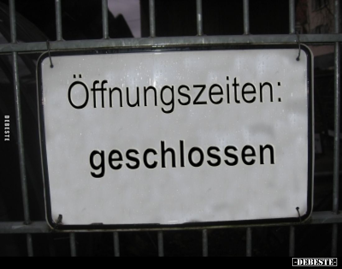 Öffnungszeiten:
geschlossen