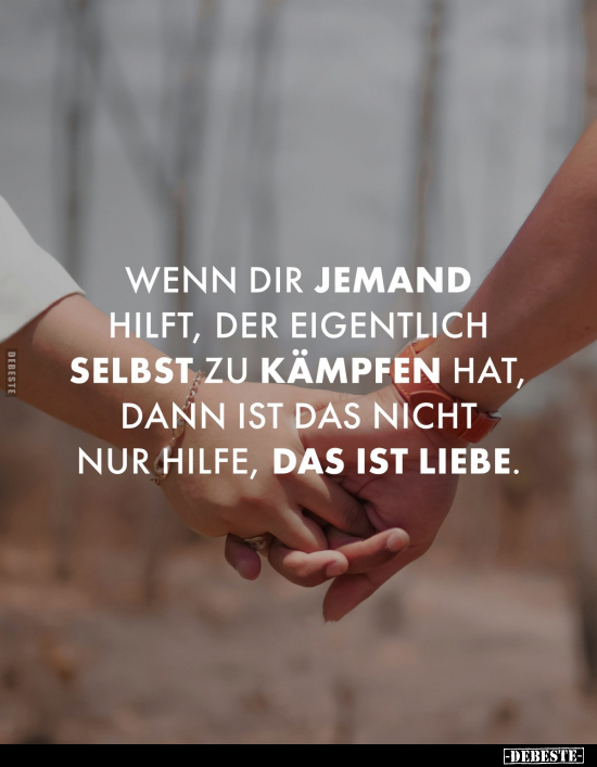Wenn dir jemand hilft, der eigentlich selbst zu kämpfen.. - Lustige Bilder | DEBESTE.de