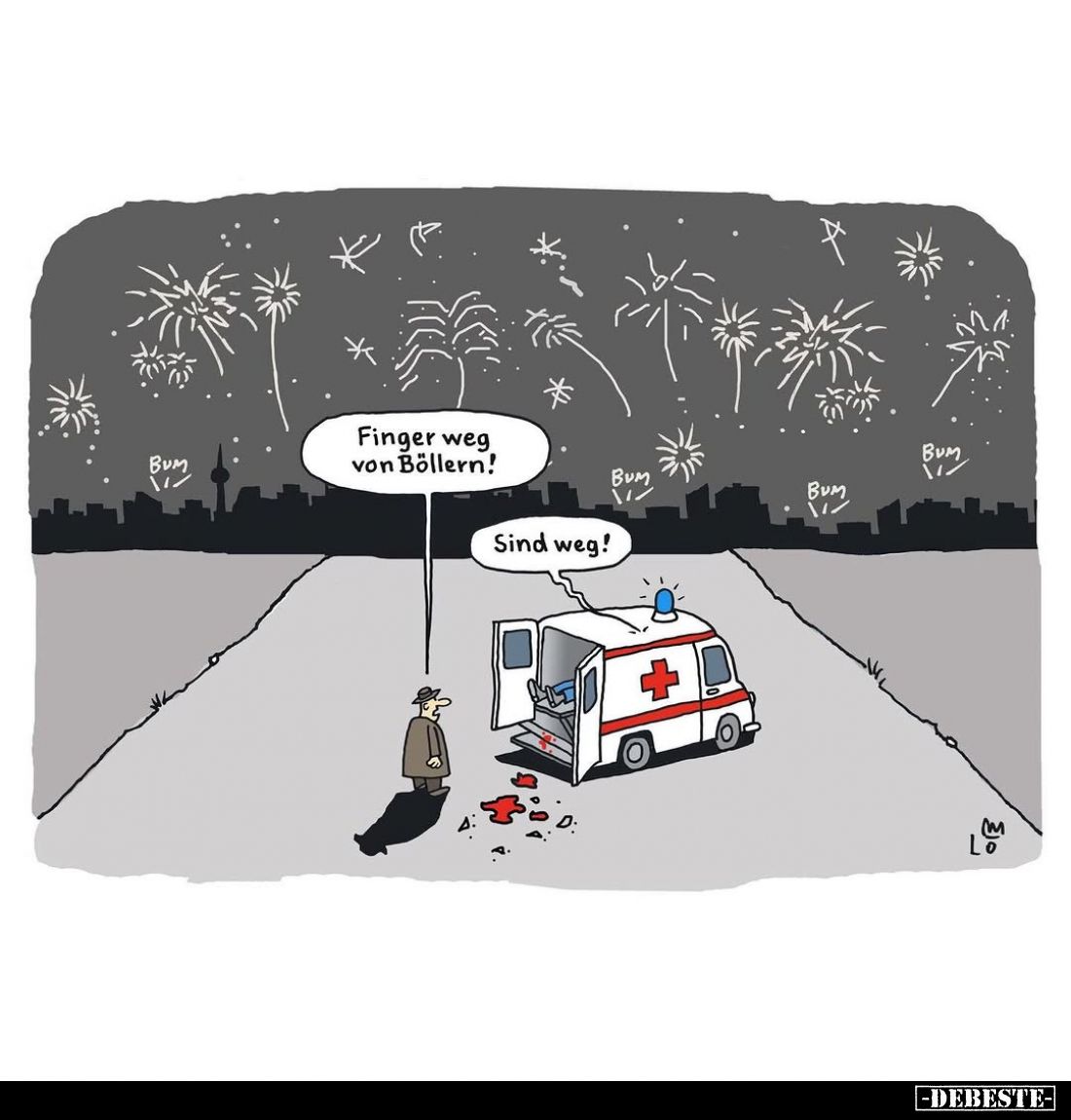 Finger weg von Böllern!
Sind weg!
