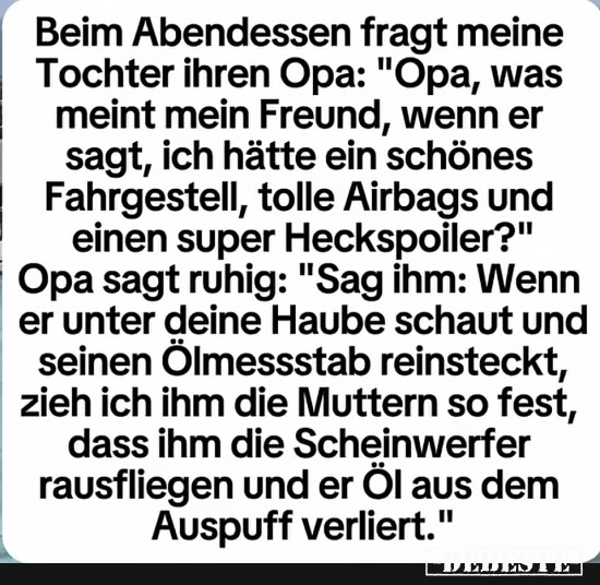 Frage an Opa - Lustige Bilder | DEBESTE.de