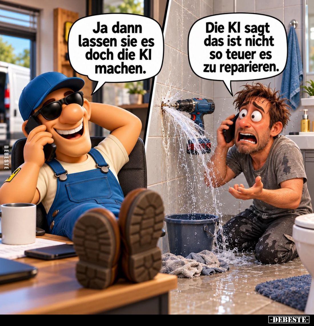 Die KI sagt das ist nicht so teuer es zu reparieren.
-
Ja dann lassen sie es doch die KI machen.