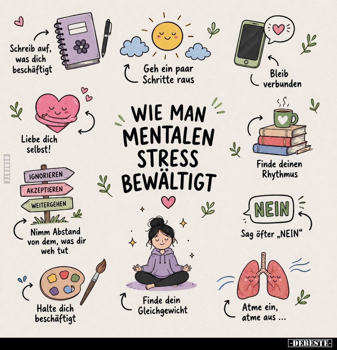 Wie man mentalen Stress bewältigt