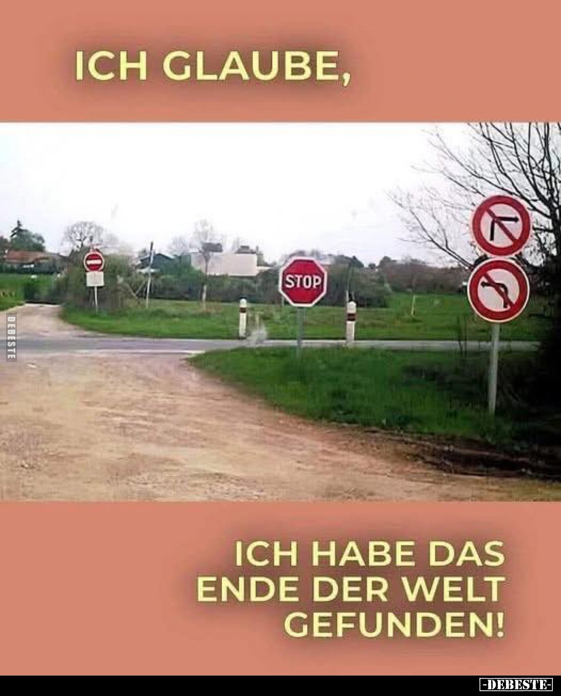 Ich glaube, ich habe das Ende der Welt gefunden!.. - Lustige Bilder | DEBESTE.de