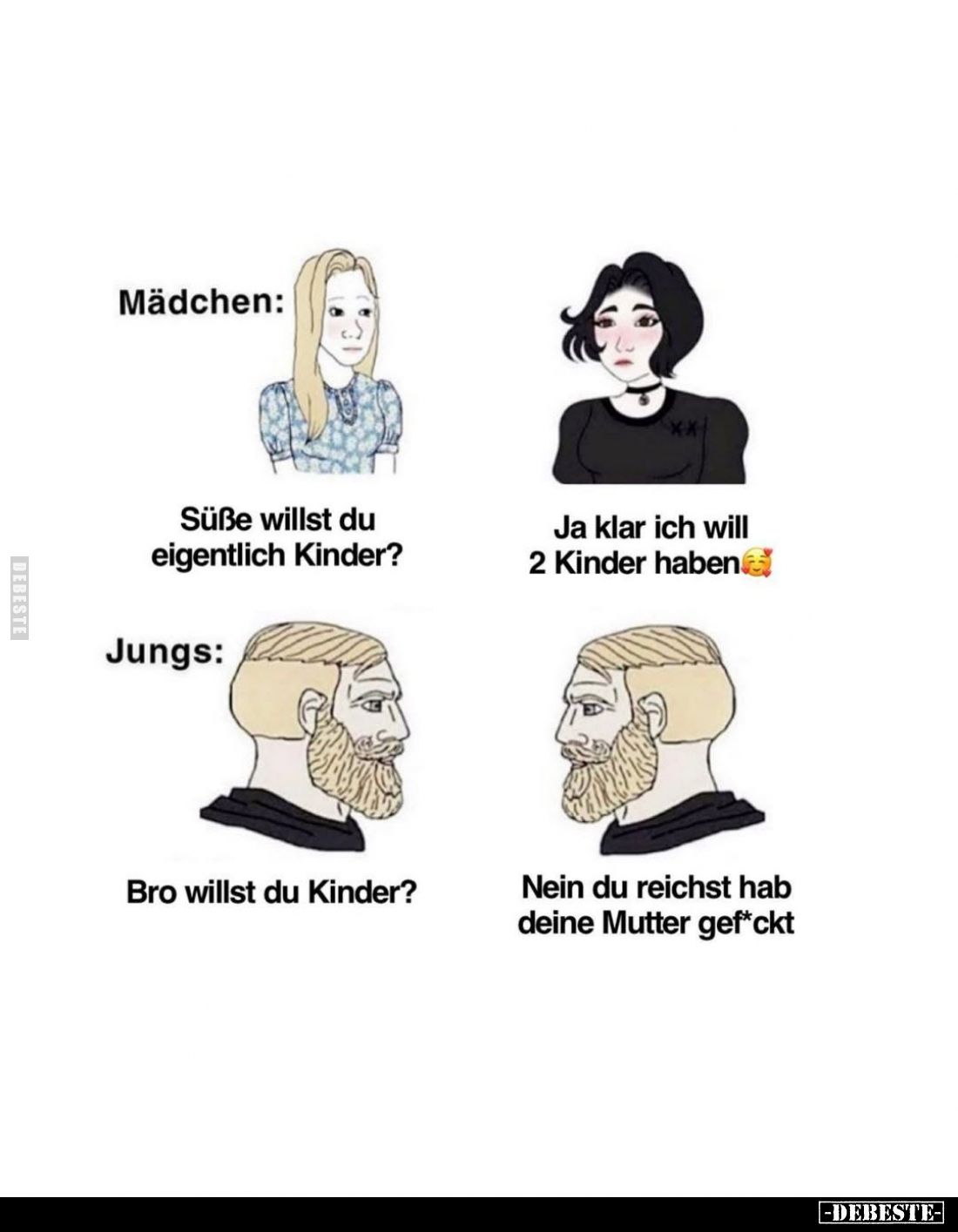 Mädchen: Süße willst du eigentlich Kinder?.. - Lustige Bilder | DEBESTE.de