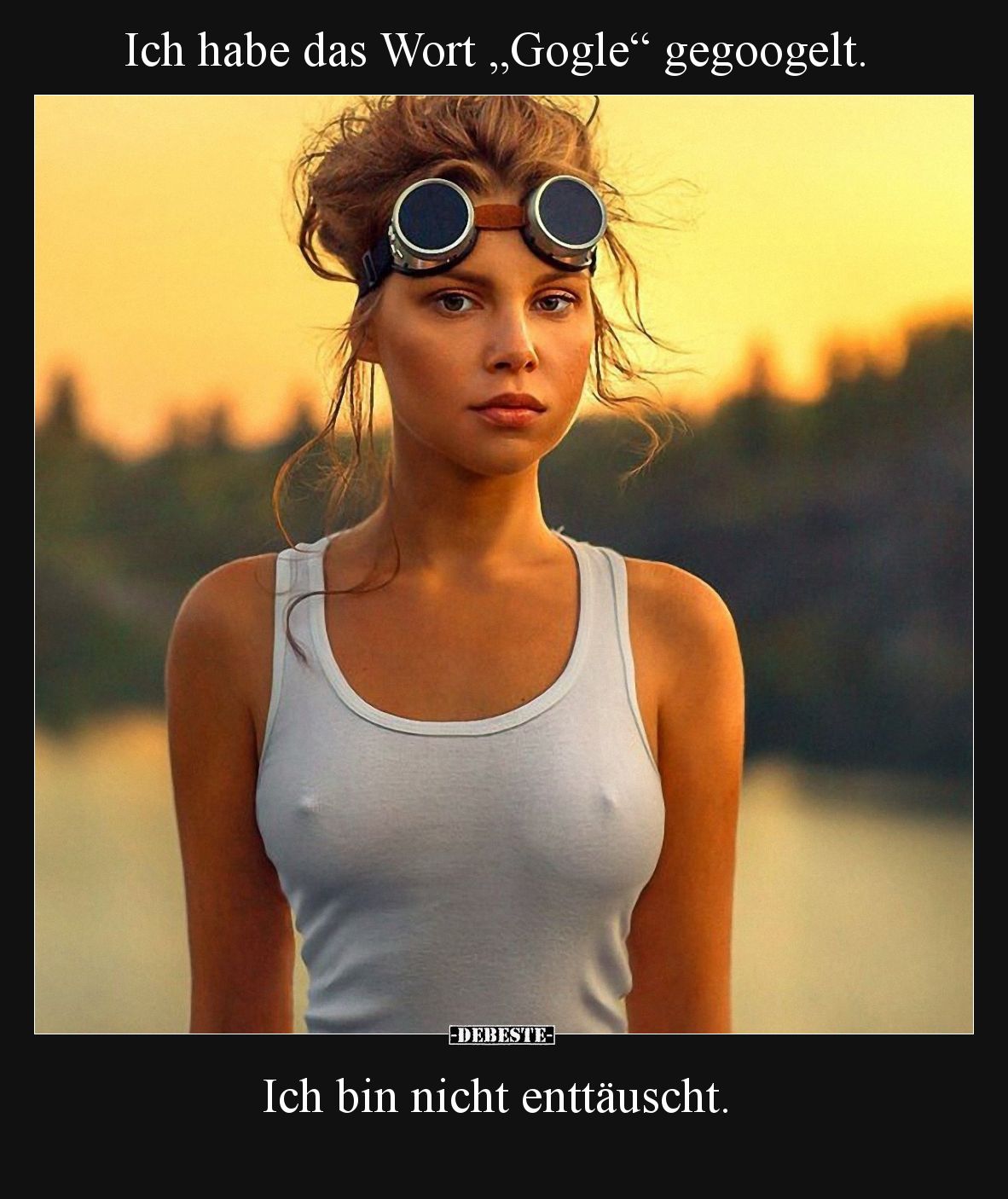 Ich habe das Wort „Gogle“ gegoogelt. Ich bin nicht enttäuscht.