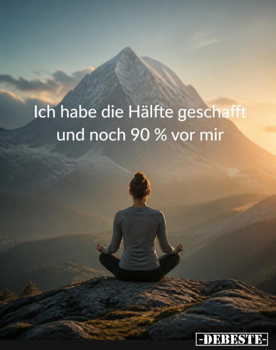 90 % vor mir - Lustige Bilder | DEBESTE.de