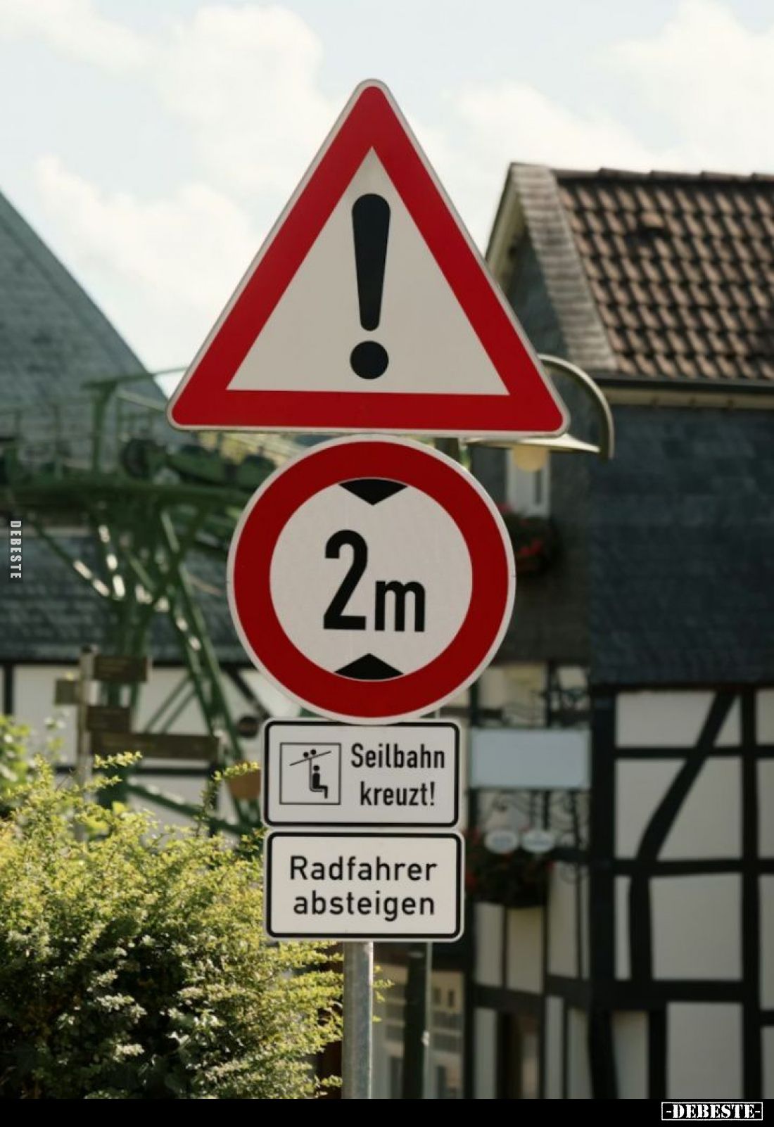 Seilbahn kreuzt!.. - Lustige Bilder | DEBESTE.de