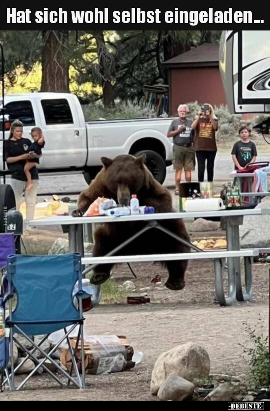 Hat sich wohl selbst eingeladen...