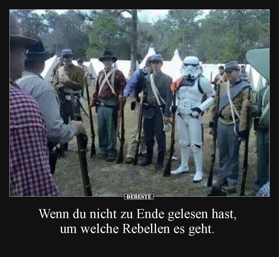 Wenn du nicht zu Ende gelesen hast, um welche Rebellen es geht.