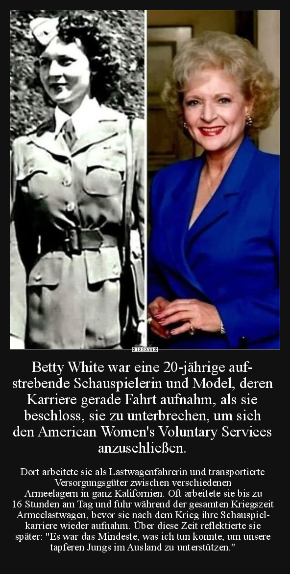 Betty White war eine 20-jährige.. - Lustige Bilder | DEBESTE.de