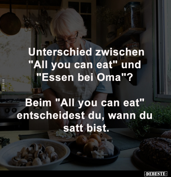 Unterschied zwischen "All you can eat".. - Lustige Bilder | DEBESTE.de