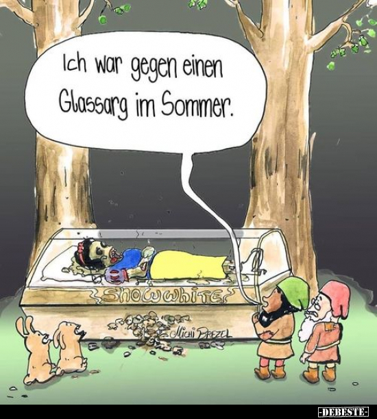 Ich war gegen einen Glassarg im Sommer.. - Lustige Bilder | DEBESTE.de