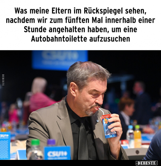 Was meine Eltern im Rückspiegel sehen, nachdem wir zum.. - Lustige Bilder | DEBESTE.de