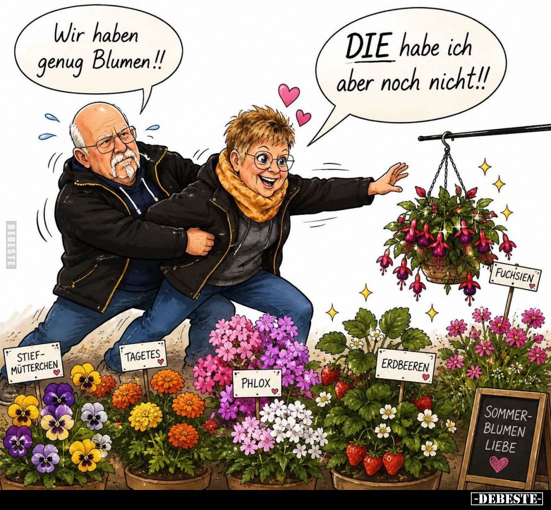 Wir haben genug Blumen!! -
DIE habe ich aber noch nicht!!