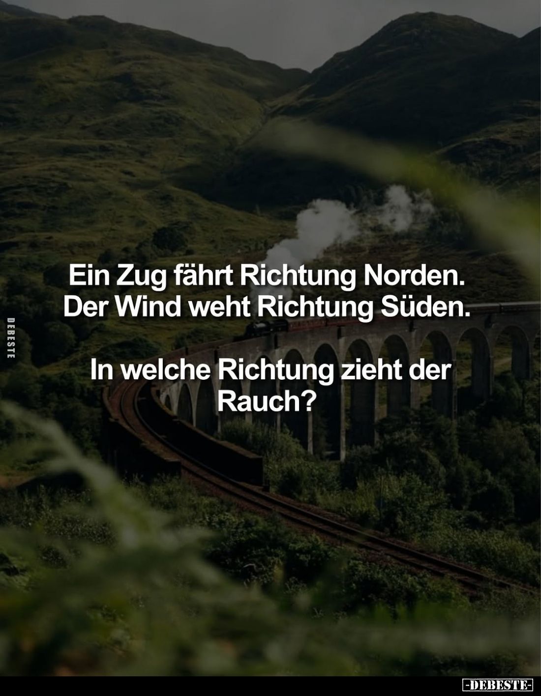 Ein Zug fährt Richtung Norden.. - Lustige Bilder | DEBESTE.de