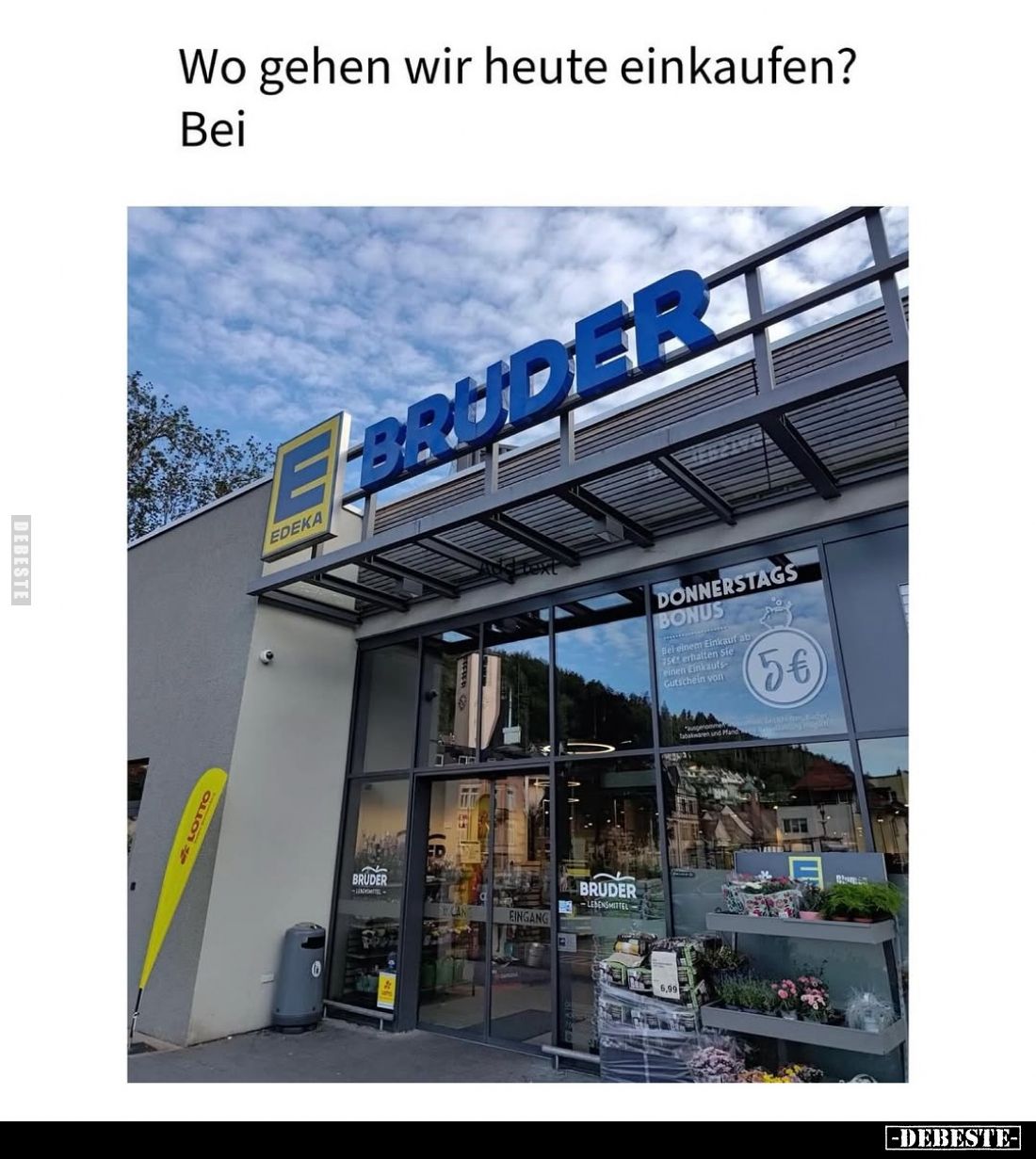 Wo gehen wir heute einkaufen?