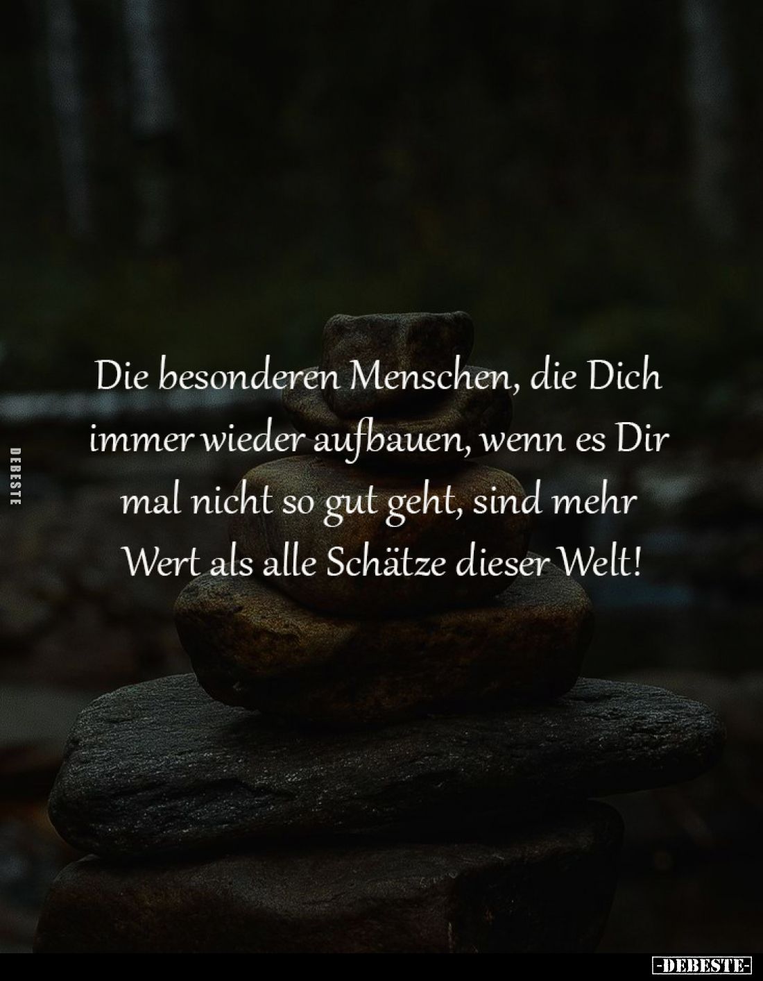 Die besonderen Menschen, die Dich immer wieder aufbauen.. - Lustige Bilder | DEBESTE.de