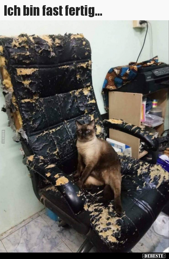 Ich bin fast fertig...