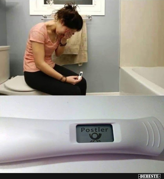 post lustig, postler lustige bilder, schwanger bilder, schwangerschaftstest