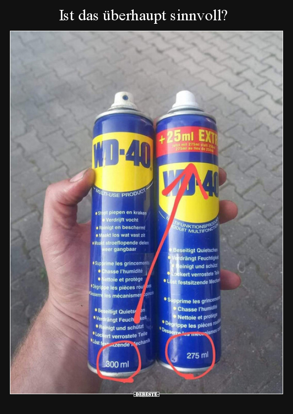 Ist das überhaupt sinnvoll?..