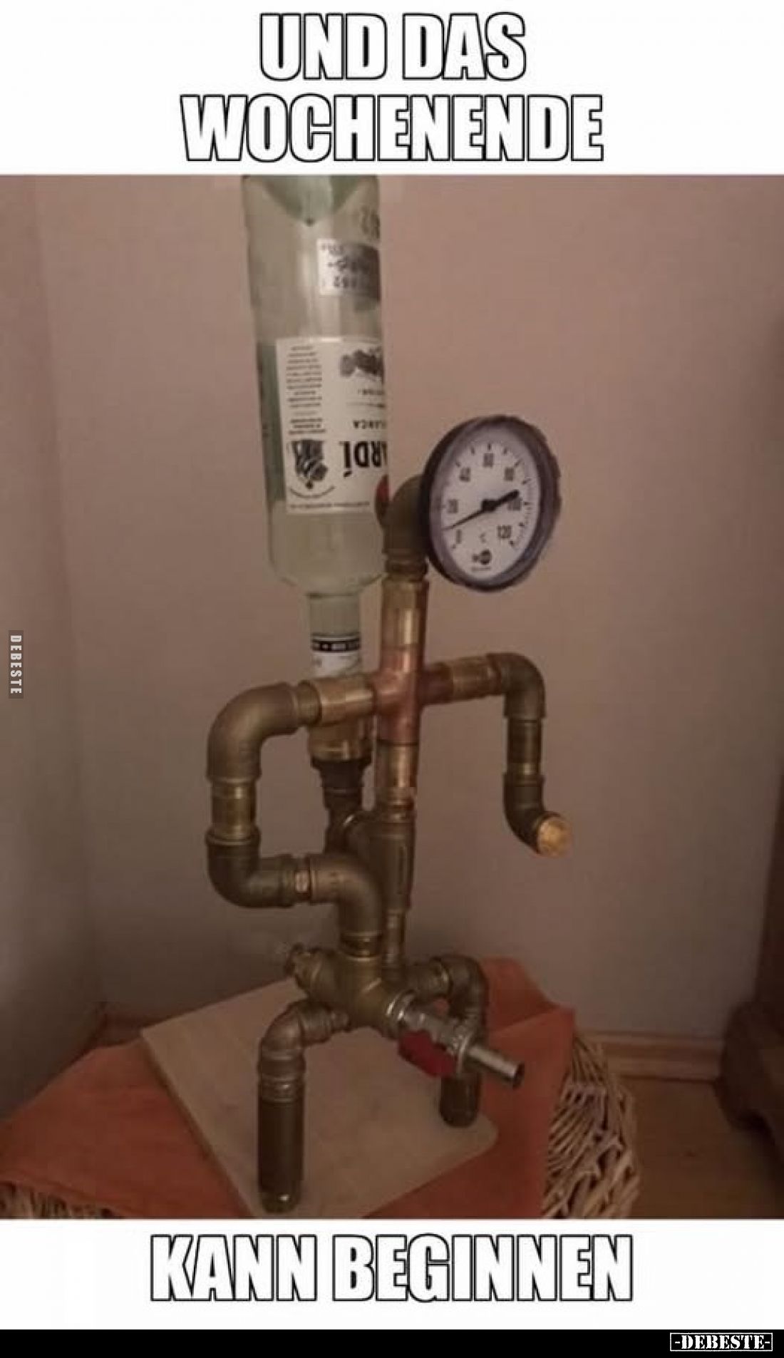 Und das Wochenende
kann beginnen.