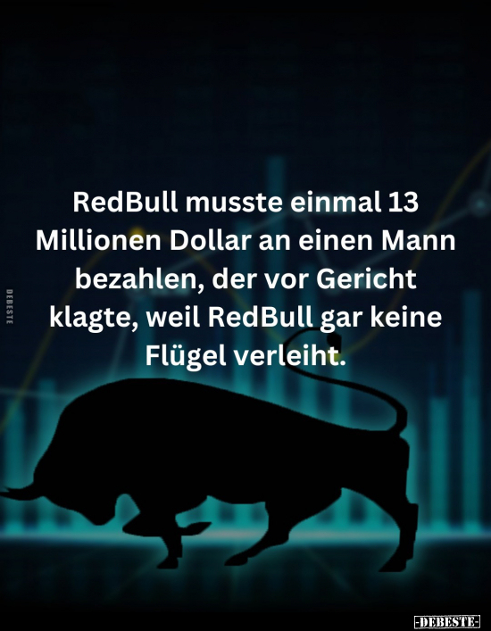 RedBull musste einmal 13 Millionen Dollar.. - Lustige Bilder | DEBESTE.de