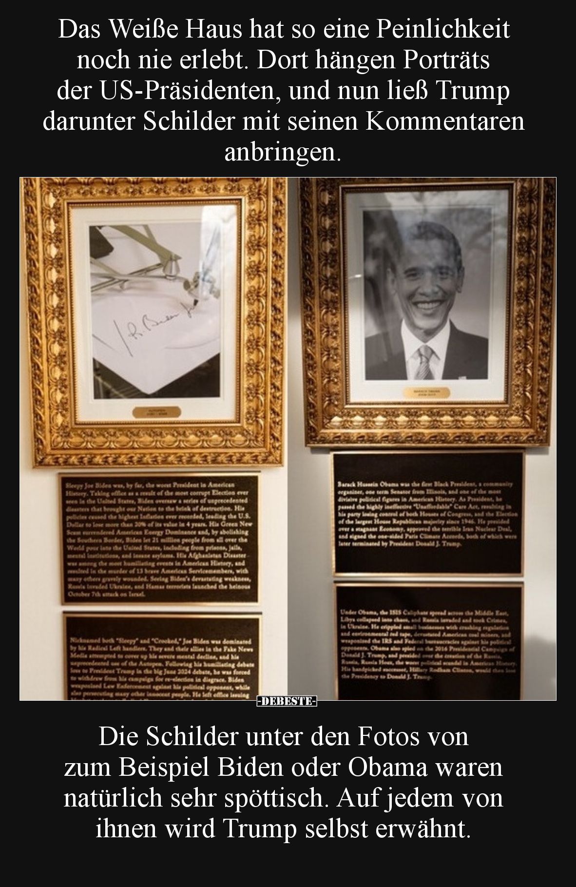 Das Weiße Haus hat so eine Peinlichkeit noch nie erlebt... - Lustige Bilder | DEBESTE.de