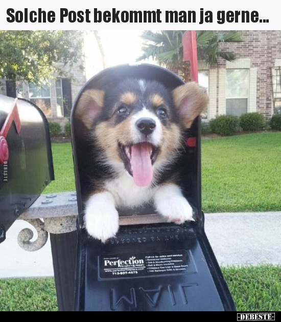 Solche Post bekommt man ja gerne...