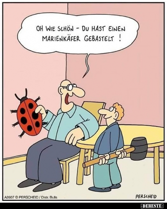 Oh wie schön - du hast einen Marienkäfer gebastelt!.. - Lustige Bilder | DEBESTE.de