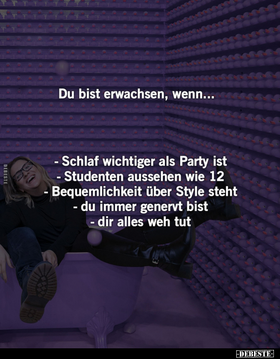 Wenn, Schlaf, Party, Studenten, Genervt