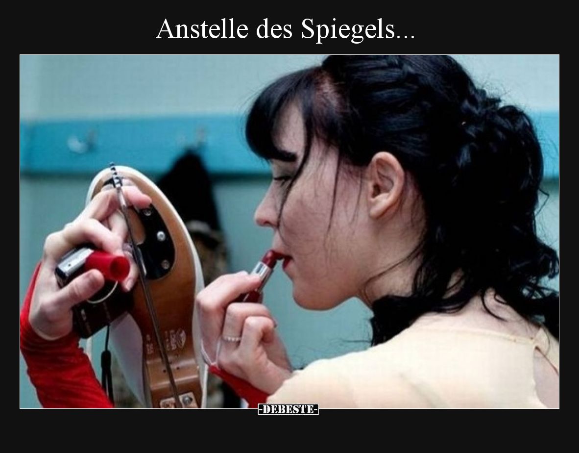 Anstelle des Spiegels