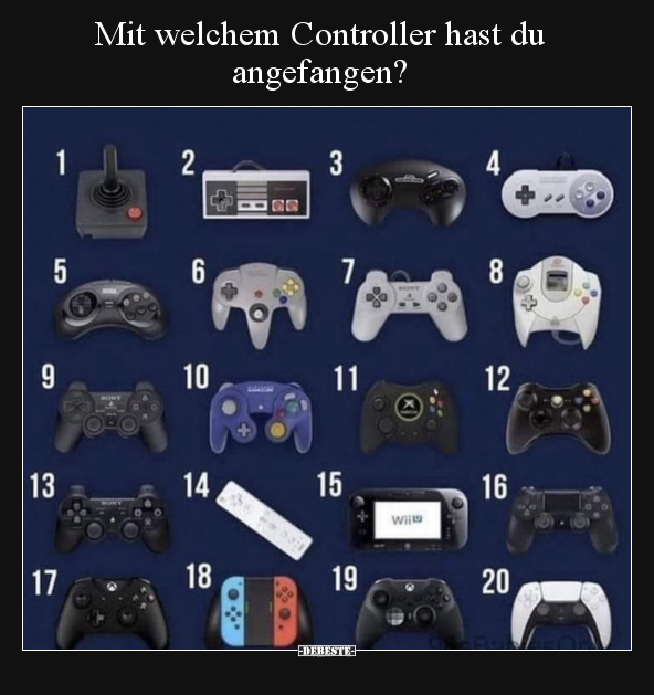 Mit welchem Controller hast du angefangen?.. - Lustige Bilder | DEBESTE.de