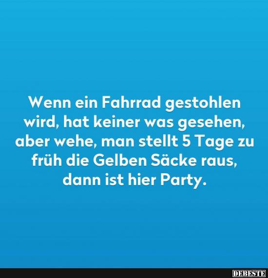 Fahrrad, Gestohlen, Party, Früh, Zu Früh