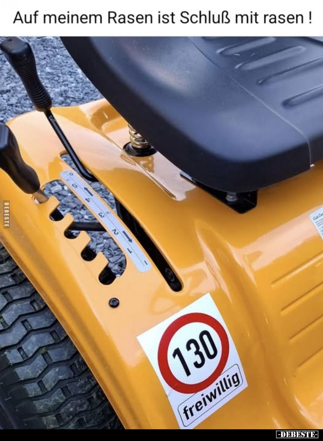 Auf meinem Rasen ist Schluß mit rasen!.. - Lustige Bilder | DEBESTE.de