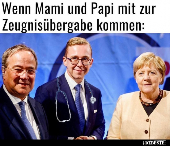 Wenn Mami und Papi mit zur Zeugnisübergabe kommen.. - Lustige Bilder | DEBESTE.de
