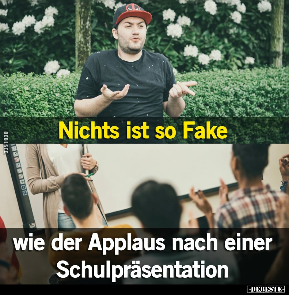 Nichts ist so fake wie der Applaus nach einer.. - Lustige Bilder | DEBESTE.de