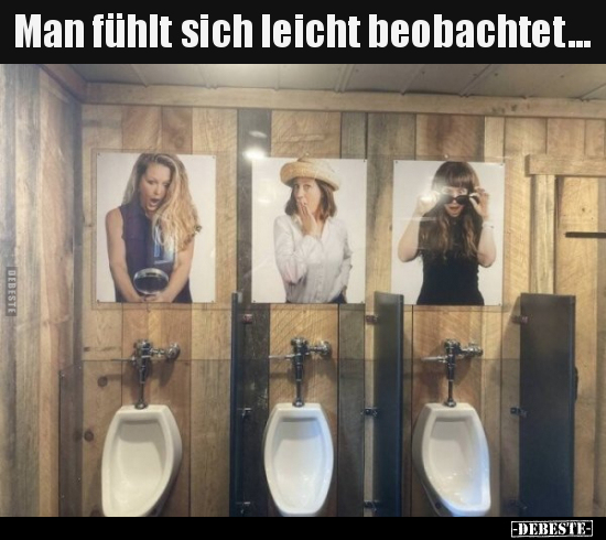 Man fühlt sich leicht beobachtet...