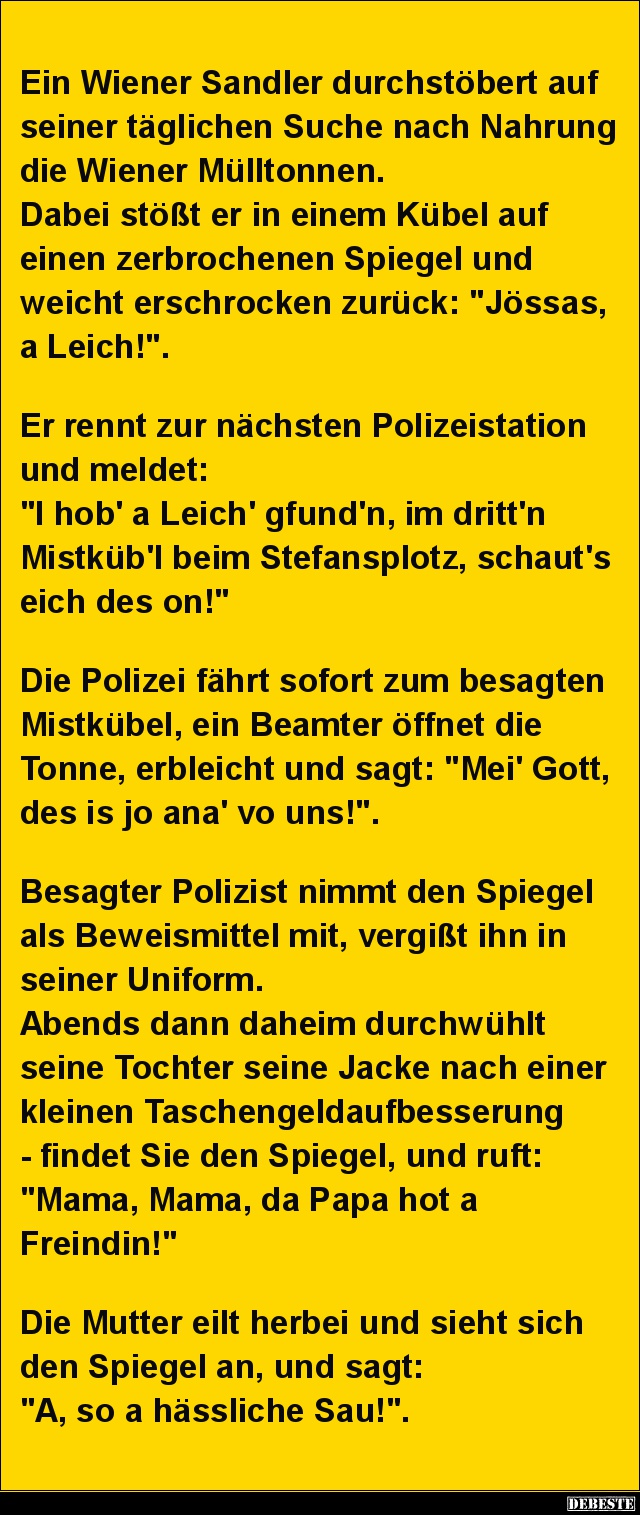 Ein Wiener Sandler durchstöbert auf seiner täglichen.. - Lustige Bilder | DEBESTE.de