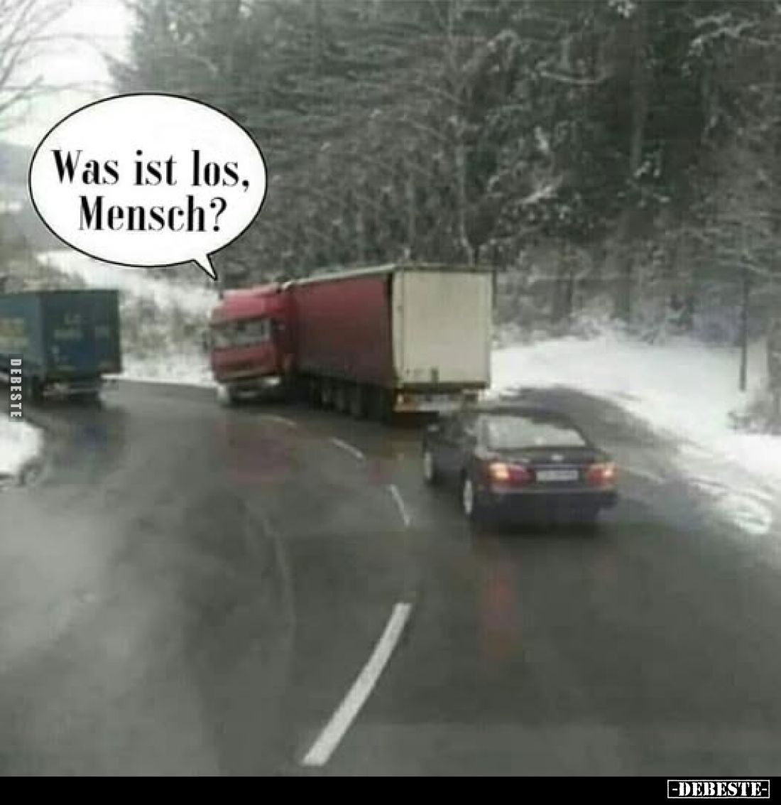 Was ist los, Mensch?