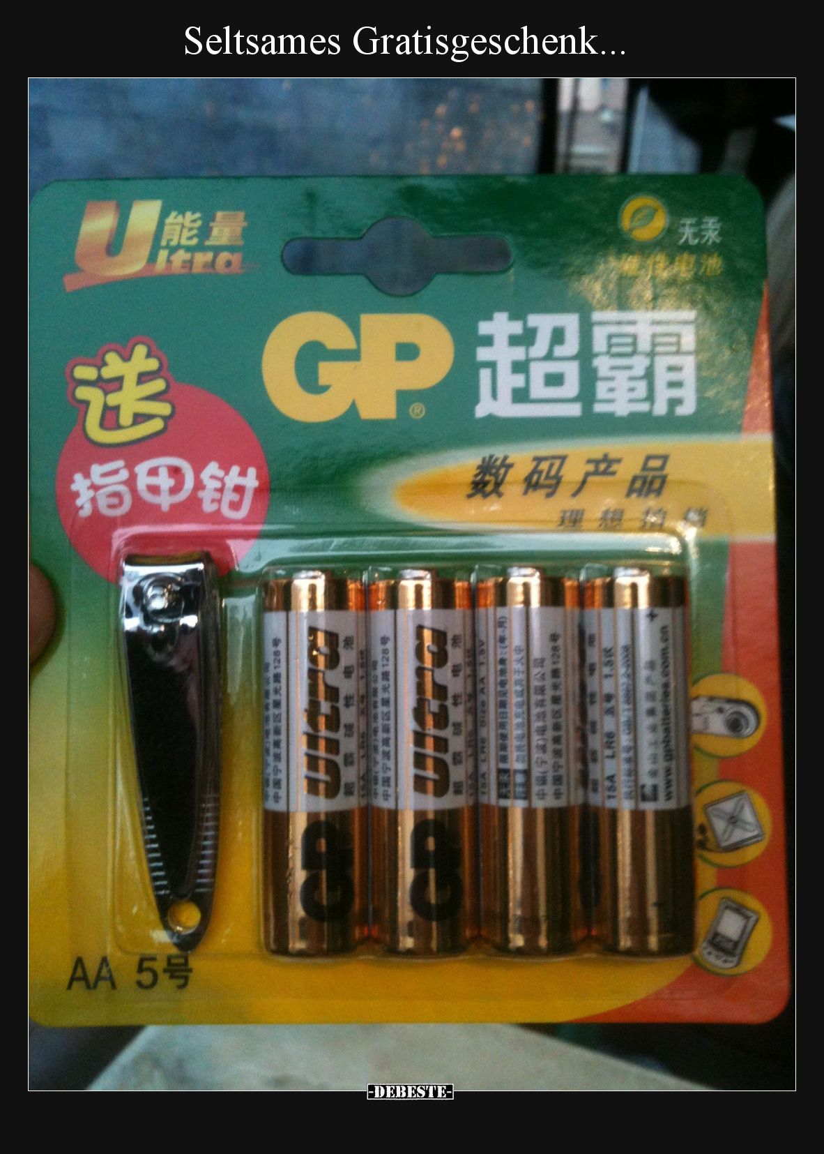 Seltsames Gratisgeschenk...