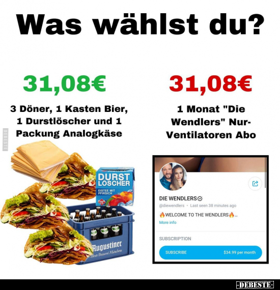 Was wählst du?..