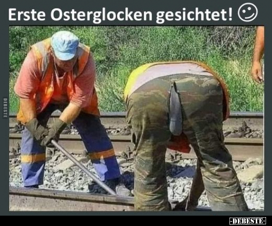 Erste Osterglocken gesichtet!.. - Lustige Bilder | DEBESTE.de