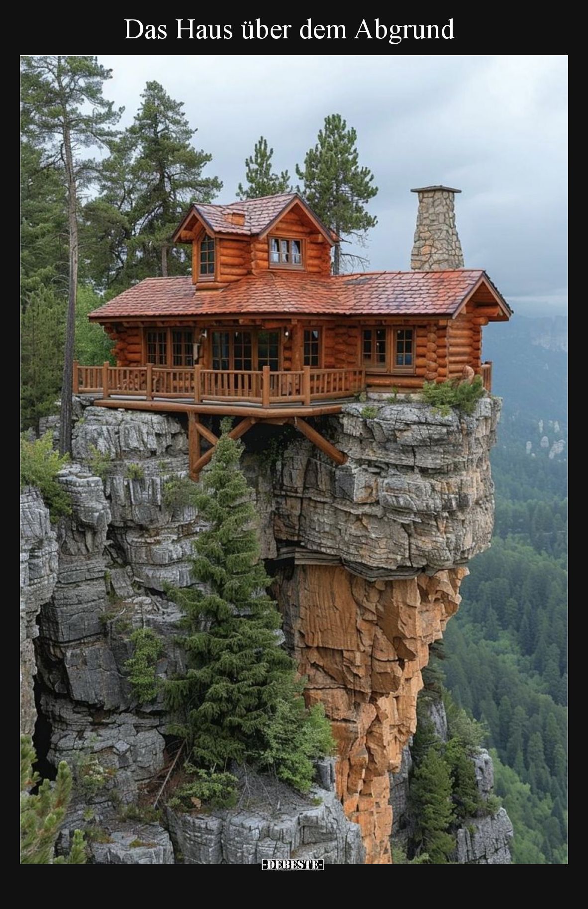 Das Haus über dem Abgrund