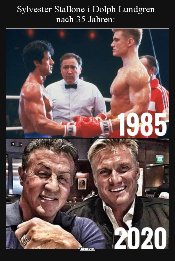 Sylvester Stallone i Dolph Lundgren nach 35 Jahren.. - Lustige Bilder | DEBESTE.de